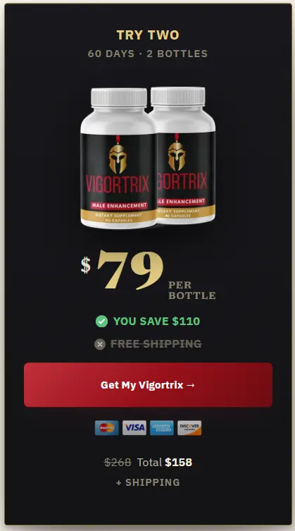 Vigortrix 2 Bottles pricing